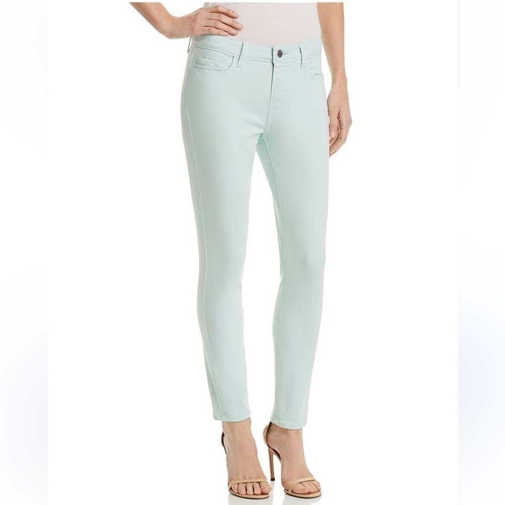 Paige Denim Light Green Verdugo Stretch Skinny Ankle Jeans size 28